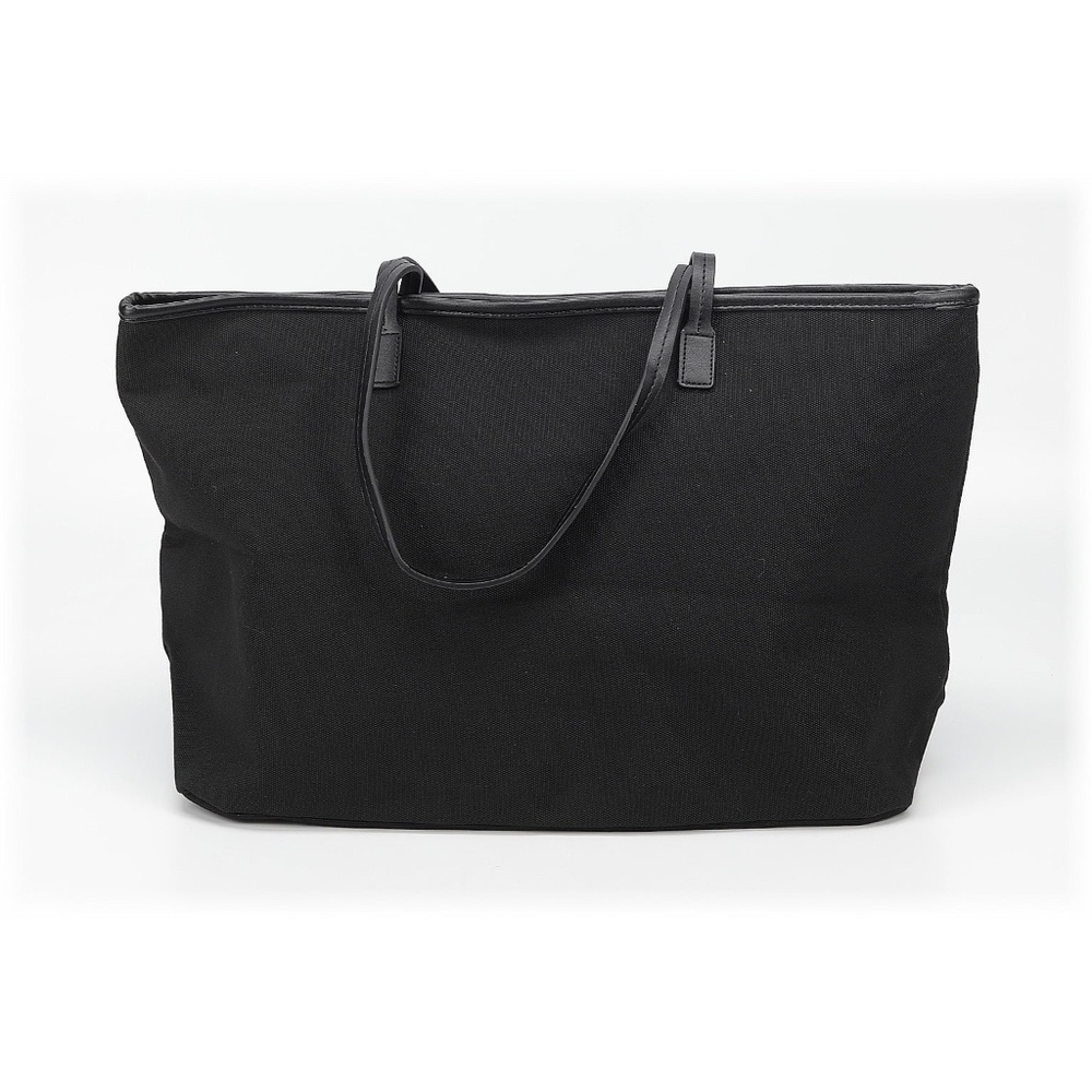 NWOT Cleobella Black Canvas Tote New in Bag - Picture 7 of 7